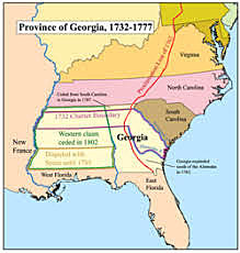 The Georgia Colony is settled
