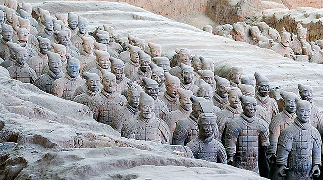 Terracotta Warriors from Qin Shihuang's tomb