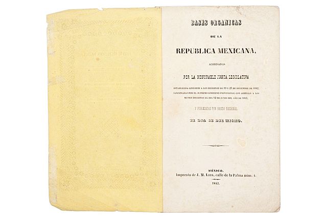 Bases Orgánicas de la República Mexicana