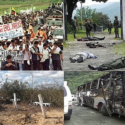 Timeline: CONFLICTO ARMADO EN COLOMBIA