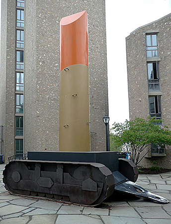 Lipstick (Ascending) on Caterpillar Tracks by Oldenburg