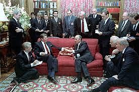 Geneva conference with Gorbachev