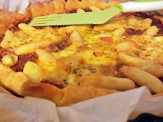 Notre pizza quenelles de Lyon