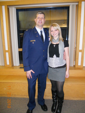 Went to Anchorage, Alaska to sing for a military retirement ceremony!