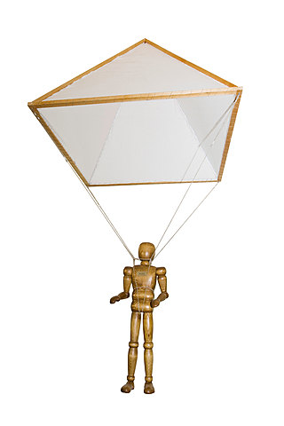 invenció del paracaigudes-per Leonardo Davínchi