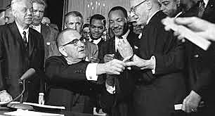 LBJ made discrimination illegal