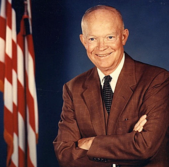 Dwight Eisenhower was the president during the civil rights time period. He also enforced secruity with the national guard to help the little rock 9.