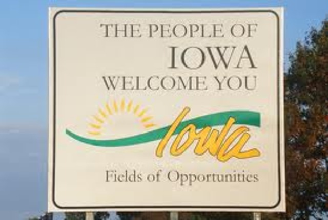 Moves to Iowa