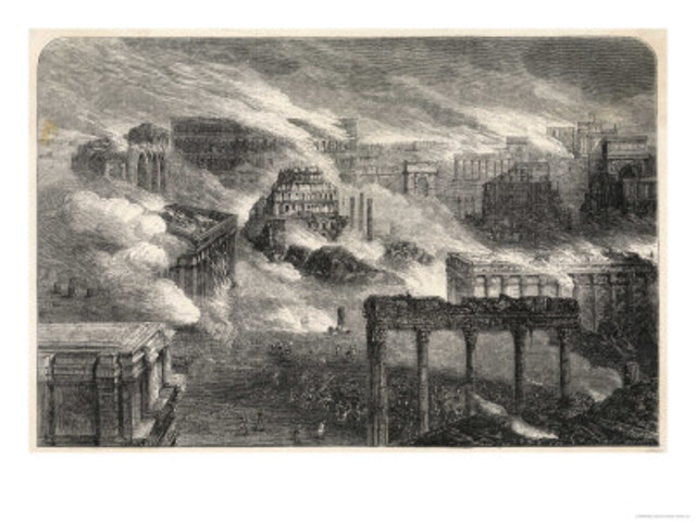 Rome sacked and looted 410 AD