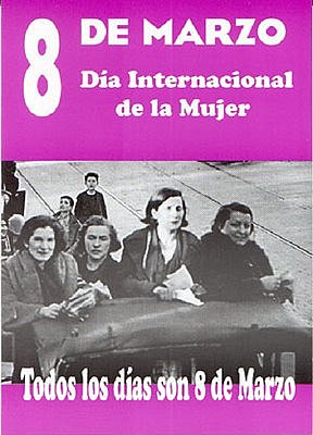 Día internacional de la mujer.