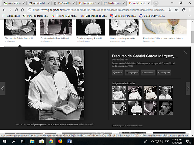 Nobel de literatura Gabriel García Márquez