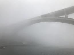 even foggier on the way to air port