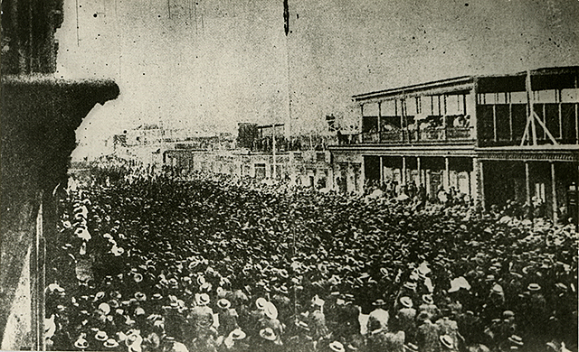 La radicalización del movimiento obrero.