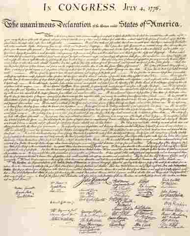 The Declaration of Independence