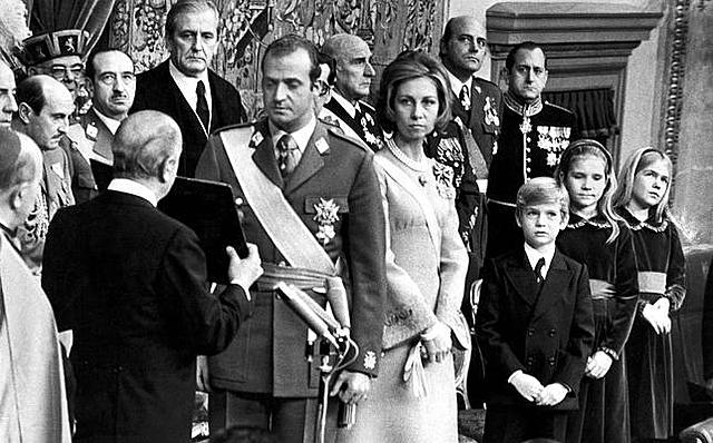 Proclamación de Juan Carlos I como rey de España