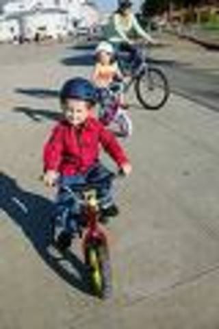 Learned how to ride a bike.