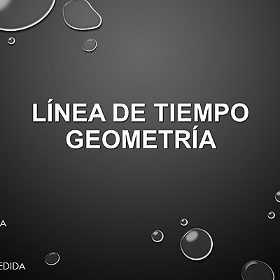 Timeline: Línea de tiempo Geometría