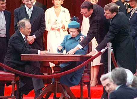 1982 Patriation of the Constitution.