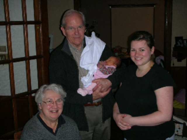 First Visit from Nana & GGB