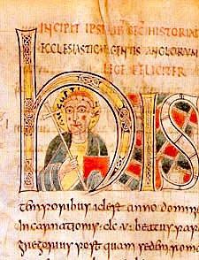 St. Augustine arrives in Britain (beginning of Christian conversion of the Anglo-Saxons)