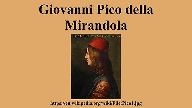 Giovanni Pico Della Mirandola