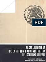Reforma Administrativa del Gobierno Federal