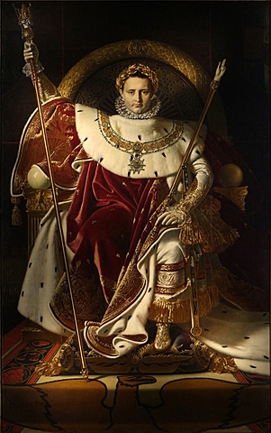 Jean-Auguste-Dominique Ingres, Napoleone I sul trono imperiale.