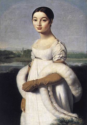 Jean-Auguste-Dominique Ingres, Ritratto a Mademoiselle Caroline Rivière.