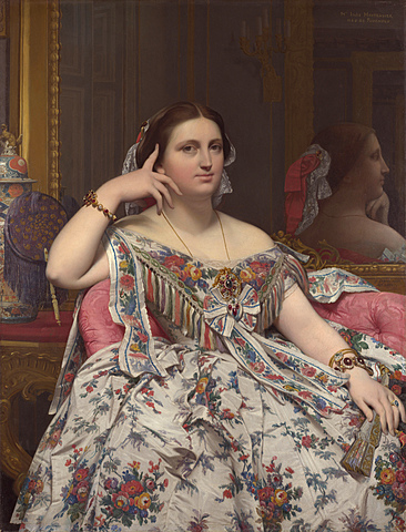 Jean-Auguste-Dominique Ingres, Ritratto di Madame Inès Moitessier.