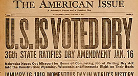 Timeline: 1920s and Prohibition