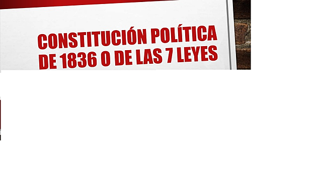 7 Leyes de 1836