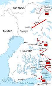 URSS intenta invadir Finlandia