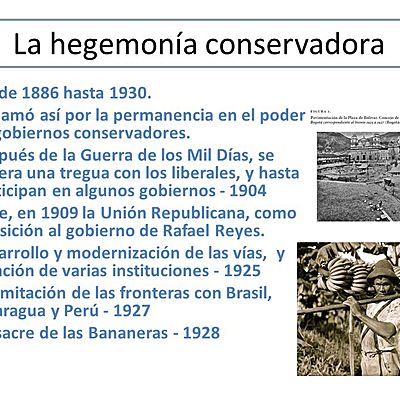 Timeline: Hegemonía Conservadora