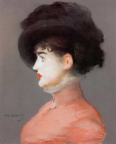 Edouard Manet, Ritratto di Irma Brunner (signora con cappello nero).