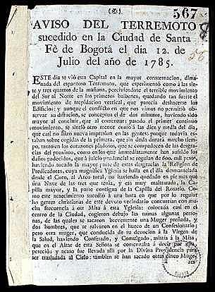 Terremoto en Santafé