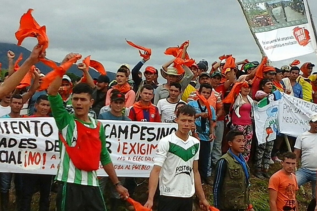 Paro campesino,Colombia.