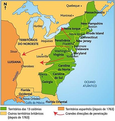 Colónias Inglesas na América do Norte