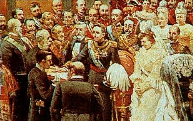 Mayoría de edad de Alfonso XII