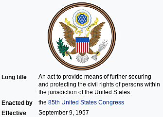 Civil Rights Act of 1957
