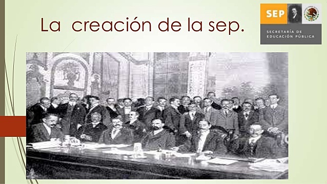 creación de secretaría de educación pública