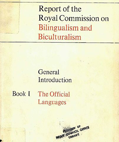 Royal Commission on Bilingualism and Biculturalism