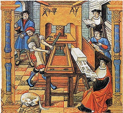 --->CREACIÓN DE LA IMPRENTA DE GUTENBERG