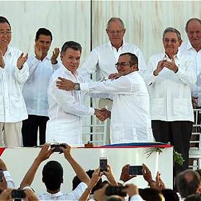 Timeline: PROCESO DE PAZ COLOMBIANO Y LA REPARACIÓN A LAS VICTIMAS