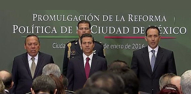 Promulgación de La ciudad de México