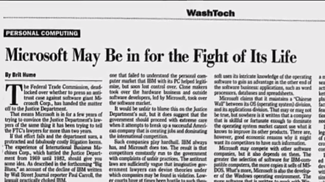 Microsoft tiene problemas legales.