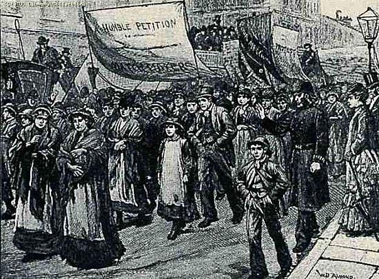 Inglaterra. Violenta huelga