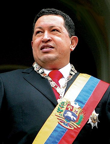 Hugo  Chavez ble president