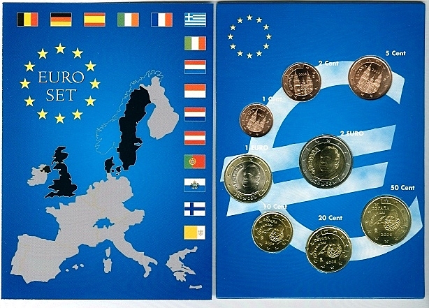 Comienza la circulación de el euro y billetes