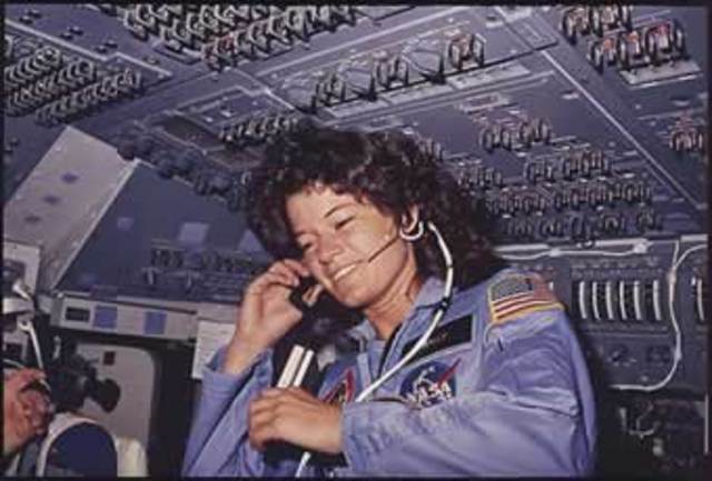 First American woman in space