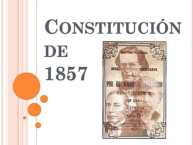 LA PROMULGACIÓN EN 1857 DE LA NUEVA CONSTITUCIÓN DE MÉXICO
